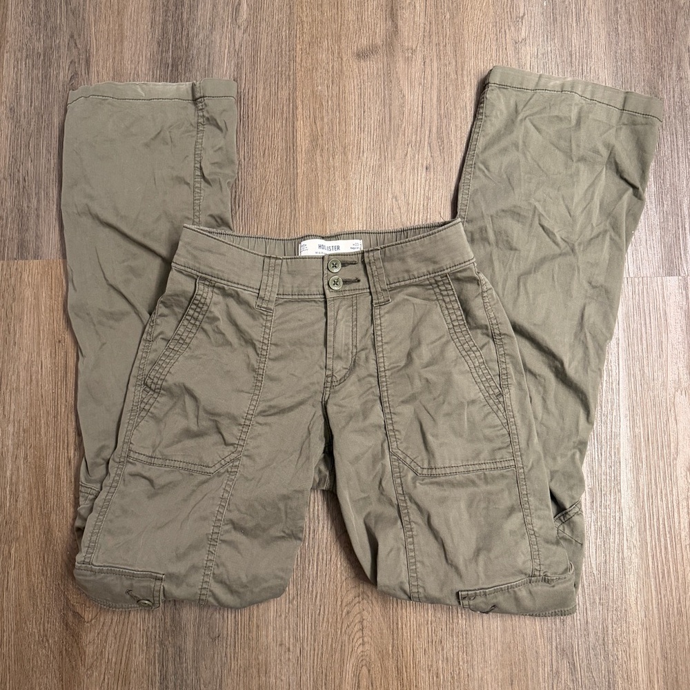 Hollister Green Cargo Pants